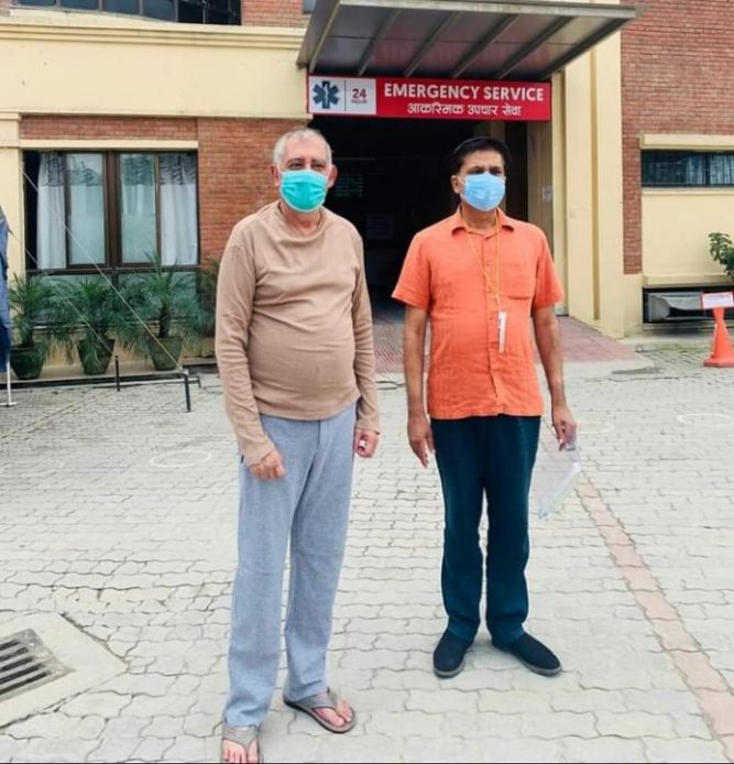काङ्ग्रेस महामन्त्री कोइराला हस्पिटलबाट डिस्चार्ज ,केही दिन होम आइसोलेसनमै बस्ने