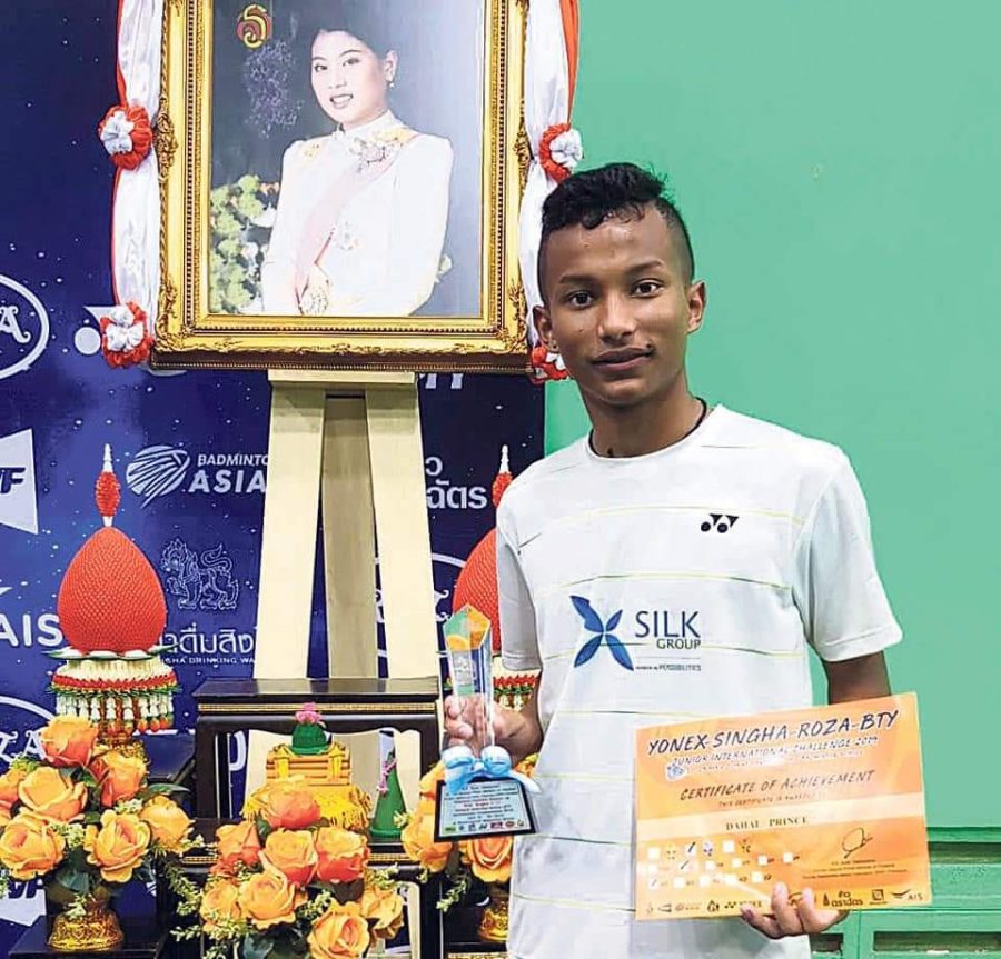नेपाली खेलाडी प्रीन्स दाहालले रचे ईतिहास : जुनियर ब्याडमिन्टन विश्व वरियतामा एक नम्बरमा
