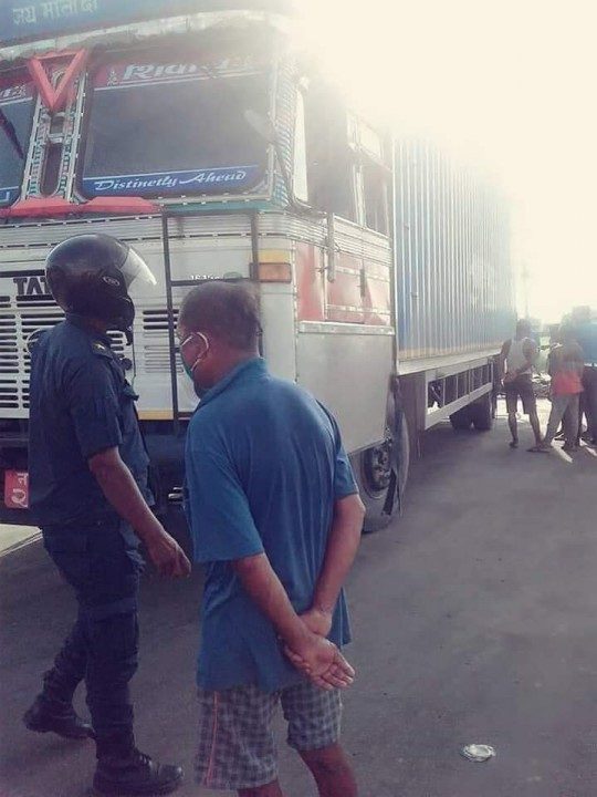 ट्रकले मोटरसाईकललाई ठक्कर दिँदा एकको मृत्यु