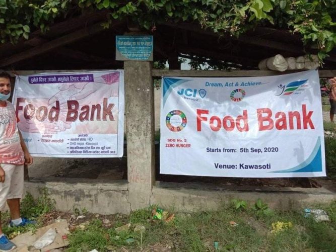 डण्डापछि यहि शनिबार अरुणखोलामा फुड बैंंक संचालन गरिने