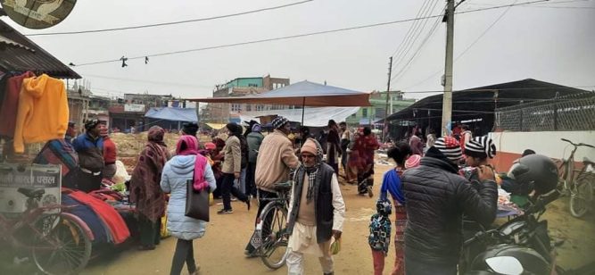 तरकारीको बजार ; कोरोनाको व्यापार