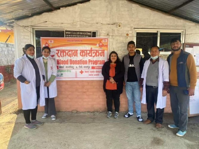 नवजीवन पुनःस्थापन केन्द्रको आयोजनामा रक्तदान कार्यक्रम सम्पन्न