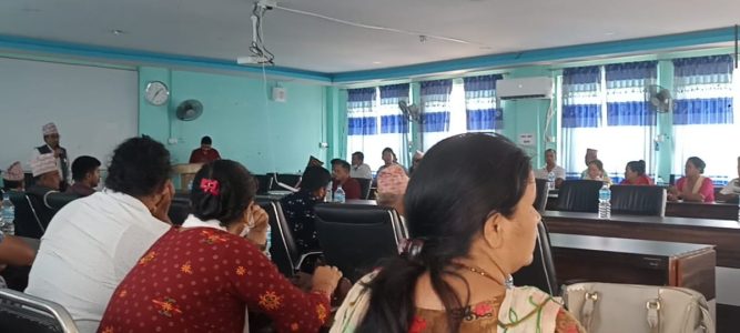 सुकुम्वासीहरुले पुर्जा नपाए सम्म चुनावमा सहभागी नहुने देवचुलीका सवै राजनैतिक दलहरुको प्रतिवद्वता