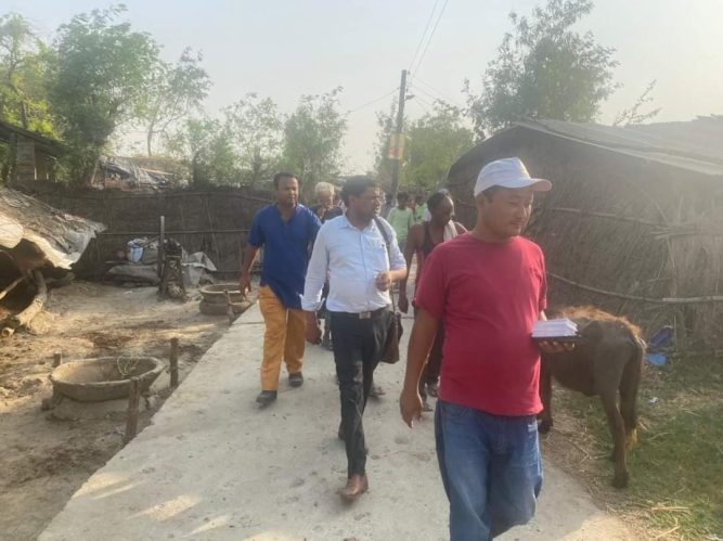 कृष्णनगरमा मेयर उमेदवार अकरम पठानको चुनावी अभियानले छायो रौनक