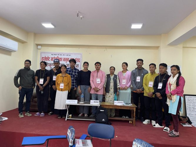 हुमन पाण्डेको अध्यक्षतामा हुप्सेकोट युवा संजाल गठन