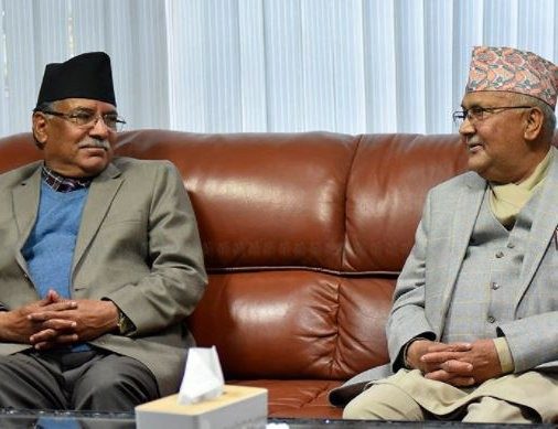 कर्णाली कचिङ्गलबारे नेकपा अध्यक्षद्वय ओली र दाहालबीच छलफल