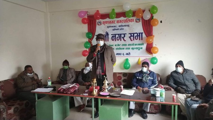 कृष्णनगरमा व्यवस्थित वसपार्कका लागि कार्यविधि बन्छ:- नगर प्रमुख शाह