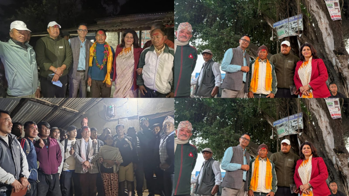 स्थानीय उम्मेदवार पाएर उत्साहित  हुप्सेकोट,  सय जना कांग्रेसमा प्रवेश